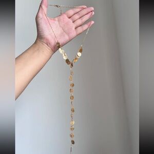 Elegant Gold Coin Necklace